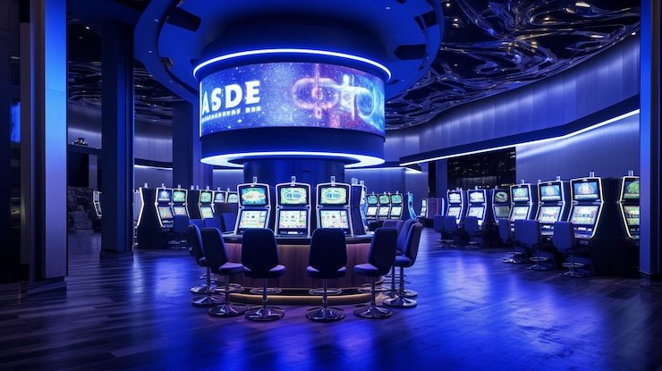 Studio live dealer dengan multi-camera